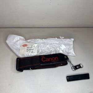 Vintage For  Canon Cameras 2" Wide Neck Strap 29" Woven Length Made In Hong Kong